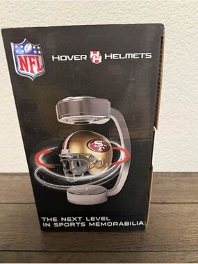 NFL Hover Helmets San Francisco 49ers Floating Helmet Display